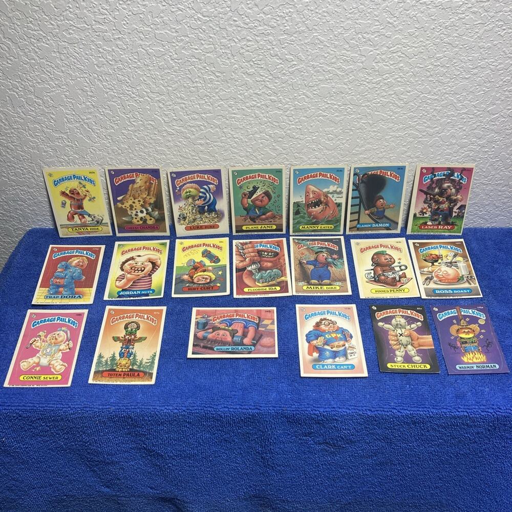 20 Vintage Garbage Pail Kids